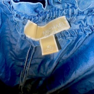 Michael Michael Kors pheasant top cool blue